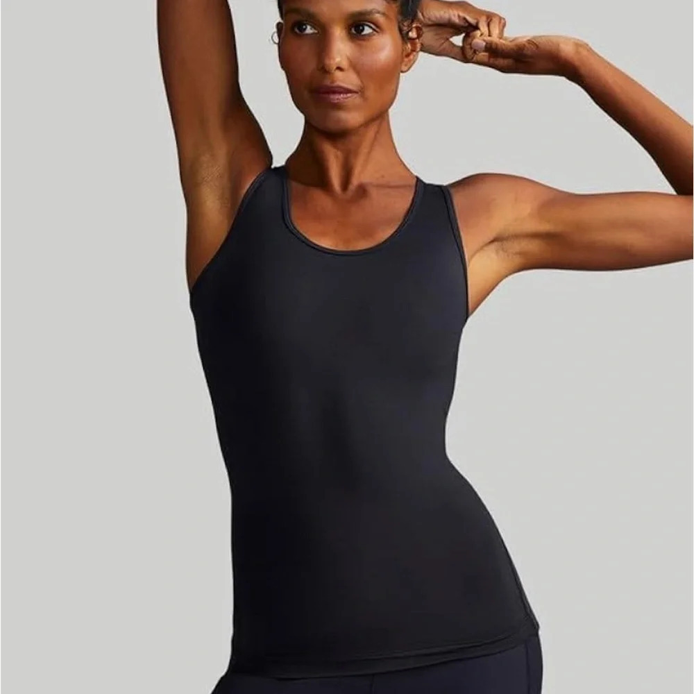 NWT Tommie Copper Womens Lower Back Support Tank Wine Size 2XL - Picture 2 of 13